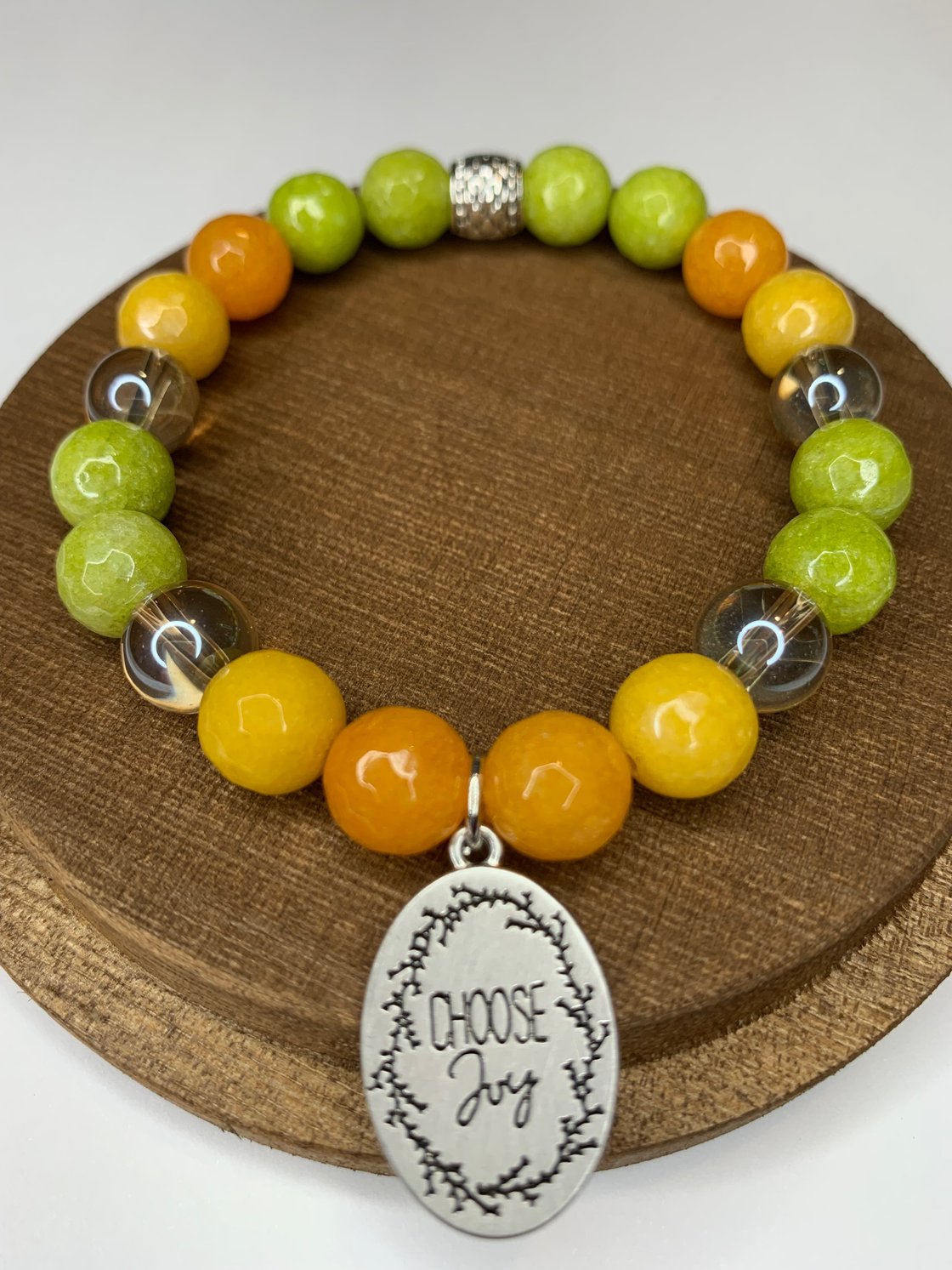 Image of "Choose Joy 9"  Charm Bracelet