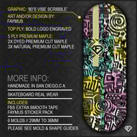 Image 1 of ‘SCRIBBLE’ 80’s VIBE + FBS EXTRA SMOOTH TAPE & FAYMUS STICKER PACK