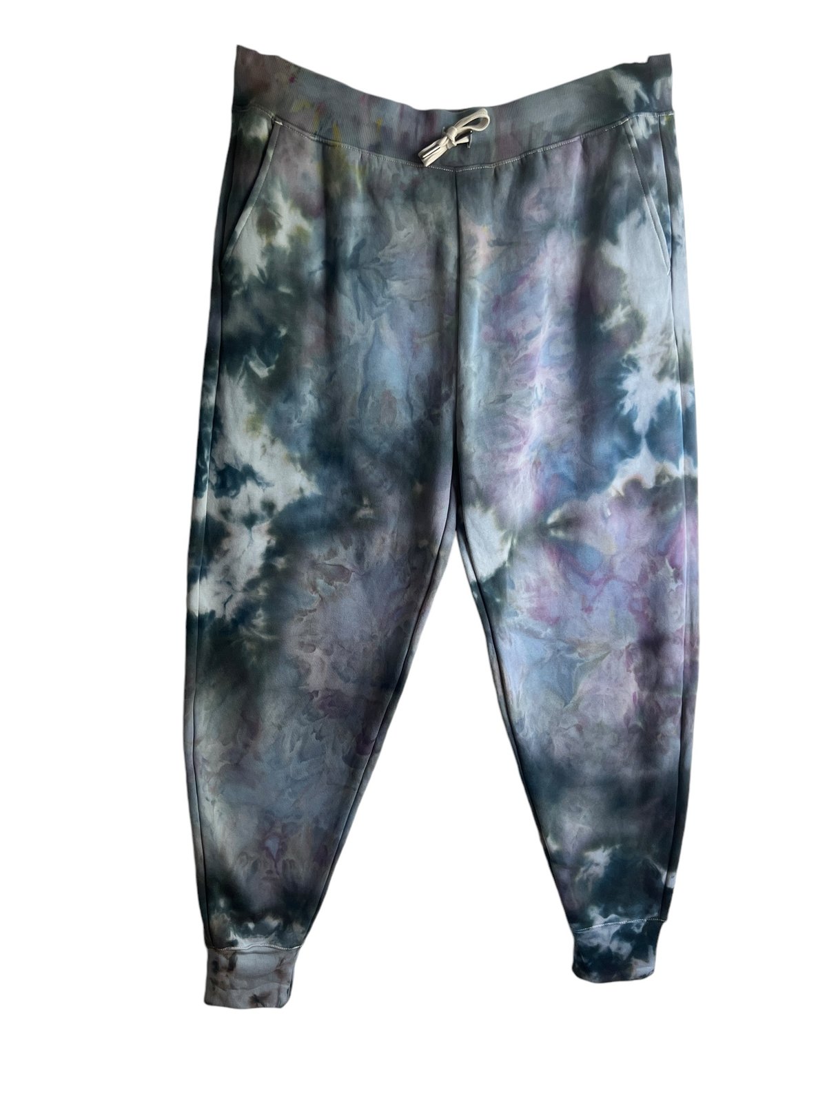 2x Ice dyed, Watercolor buying Crew and Sweats Set