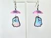 Opal Glow Ghost Earrings