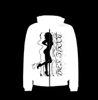 HEY SHOOT GIRL PUFFER JACKET WHITE