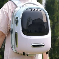 Image 3 of Cat Backpack Carrier with Fan & LED Light – Airline Approved
