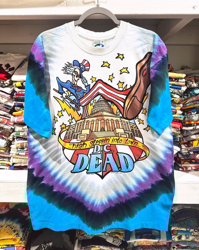 Rare Grateful Dead 1995 D.C. Dead T-Shirt - Size XL