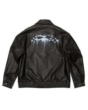 Image of COLD F33T - Truth4life Leather Jacket (Black)