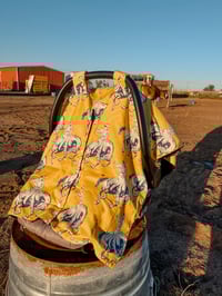 Image 2 of Buckin Cowboy Carseat Cover