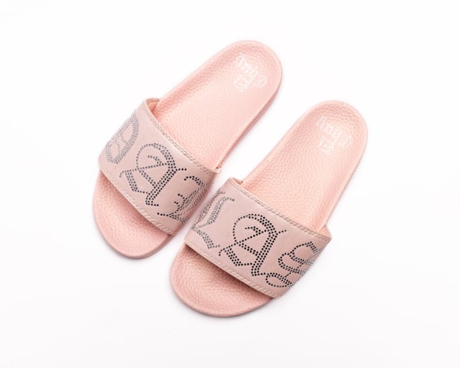 DALLAS PINK CRYSTAL SLIDES (NOW SHIPPING) | ElCHUY