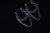 Image 2 of Stevie Chain Hoops