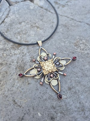  Brass cross pendant 