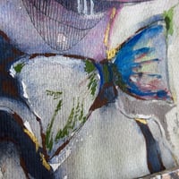 Image 4 of Modern Pierrot Series Original Watercolor artwork 