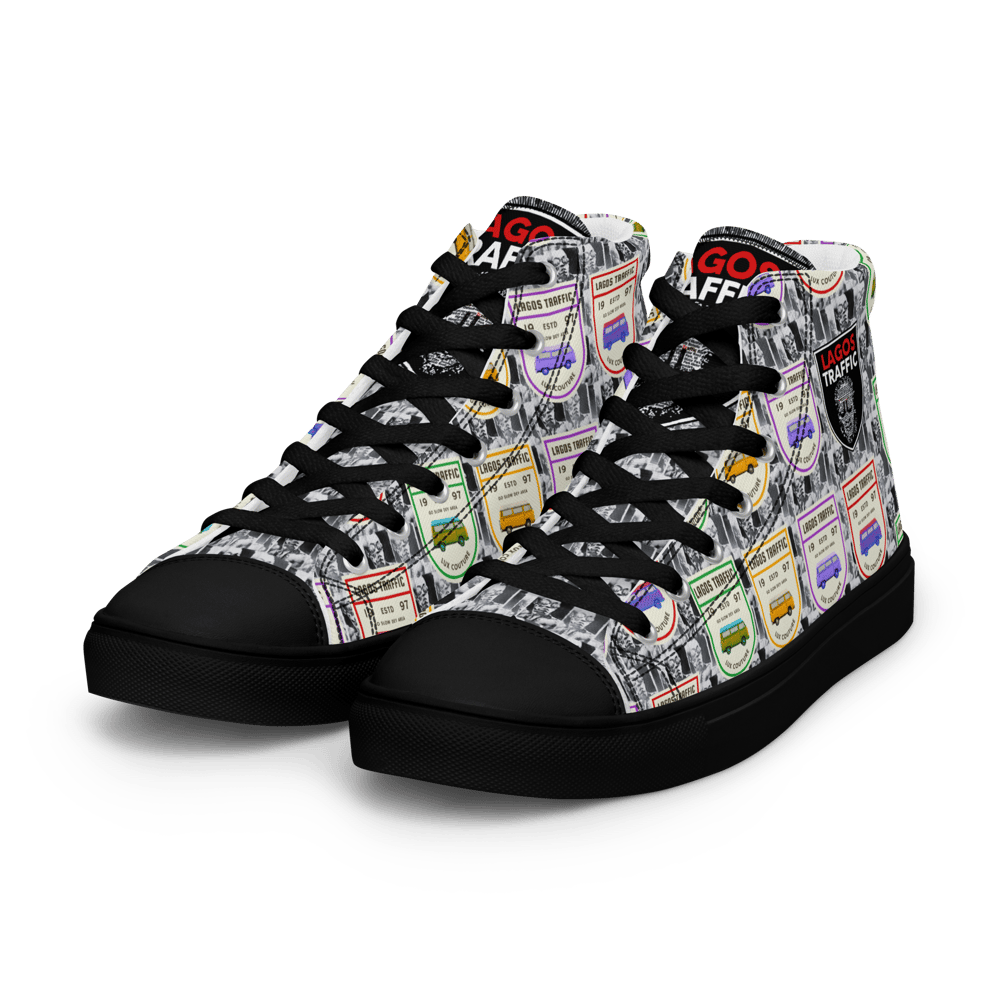 LASGIDI ELITE - MEN'S HIGH TOP CANVAS (LOGO MOSAIC)