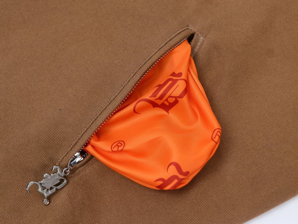 Image of BLE$$ING$®️ HVYWEIGHT BRN DESIGNER CANVAS JACKET