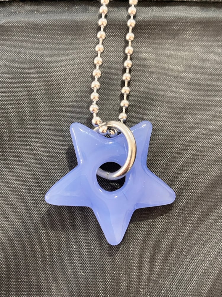 Image of milky blue star