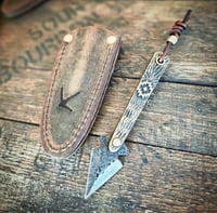 Image 1 of BROKEN ARROW • Aztec pattern bronze