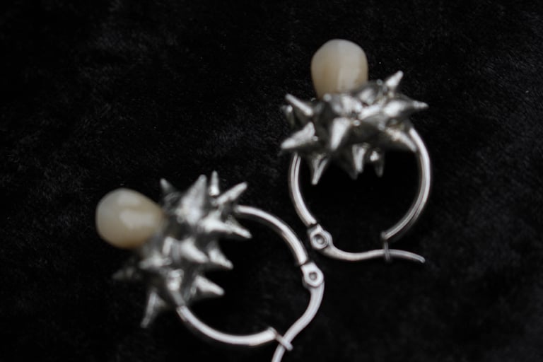 Dead Good spikey dentures earrings Image 6