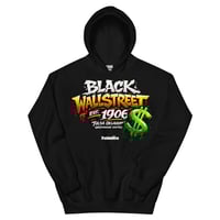 Image 1 of Trubledera Black WALLSTREET Unisex Hoodie