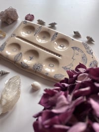 Image 1 of Palette en céramique 🎨  Lune bleue 🩵