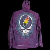 Image 2 of 2X Ladies Lightweight Hoodie purple