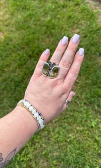 Image 1 of Green Opal Butterfly Ring (8)