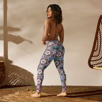 Image 1 of Tribal Fish Yoga Leggings