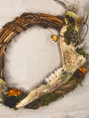 Image of Deer Jaw Wreath