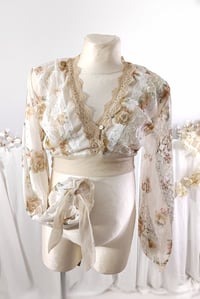 Image 3 of Boho top for photoshoot | Adeline | size S-M - floral