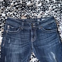 Image 5 of (30x42) “Miss me” distressed skinny jeans 