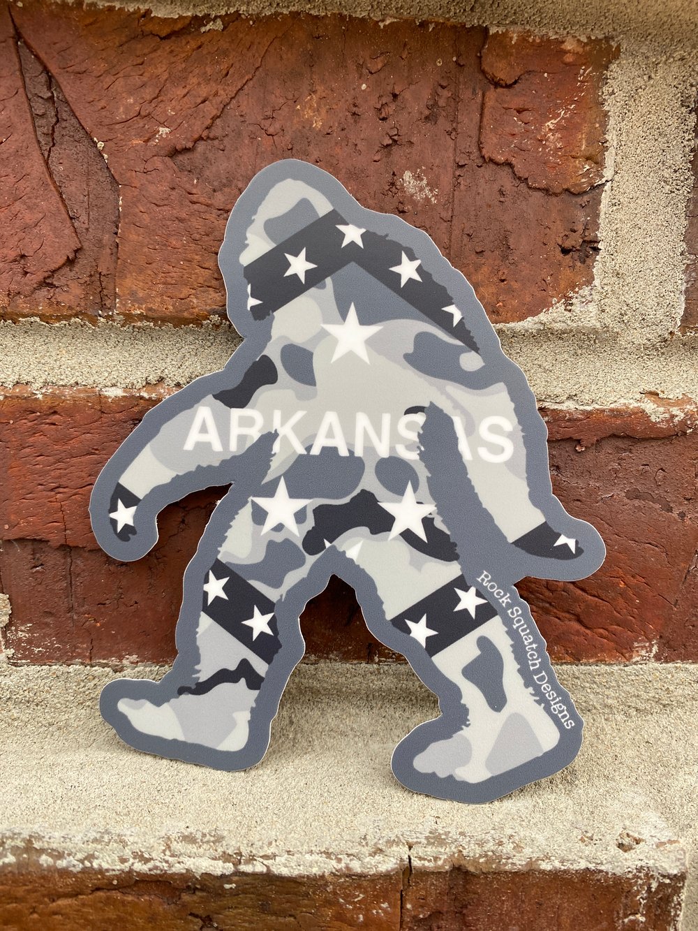 Camo ArkanSquatch Stickers