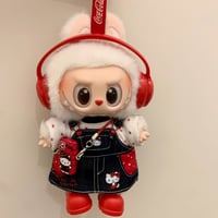 Image 4 of 2025 New For Labubu Clothes Trendy Strap Skirt 15/17cm Doll Cross-dressing Game Vinyl Doll Labubu Ac