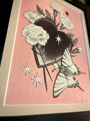 Image of Carnations Framed Original