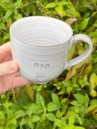 Image 2 of Debossed ‘DAD’ HEART Mug