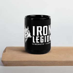 Image of ILSC black glossy mug