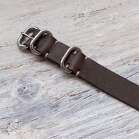 Image 2 of 18mm Single Pass Strap - Slate Brown