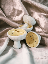 Image 4 of Porcelain mushroom trinket dish