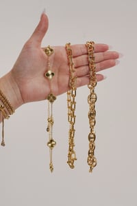 Image 2 of Golden Clover Necklace
