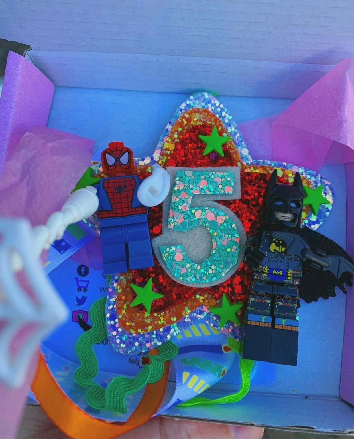 Image of Disney marvel boy birthday badges 