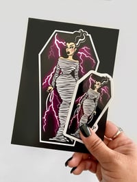 Electric Babe- Art Print & Sticker