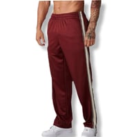 Pantalones deportivos Holgados para Entrenamiento color rojo vino