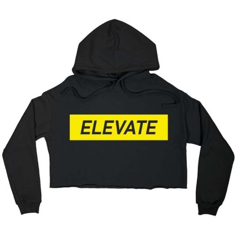 Image of Cropped Hoody- Yellow