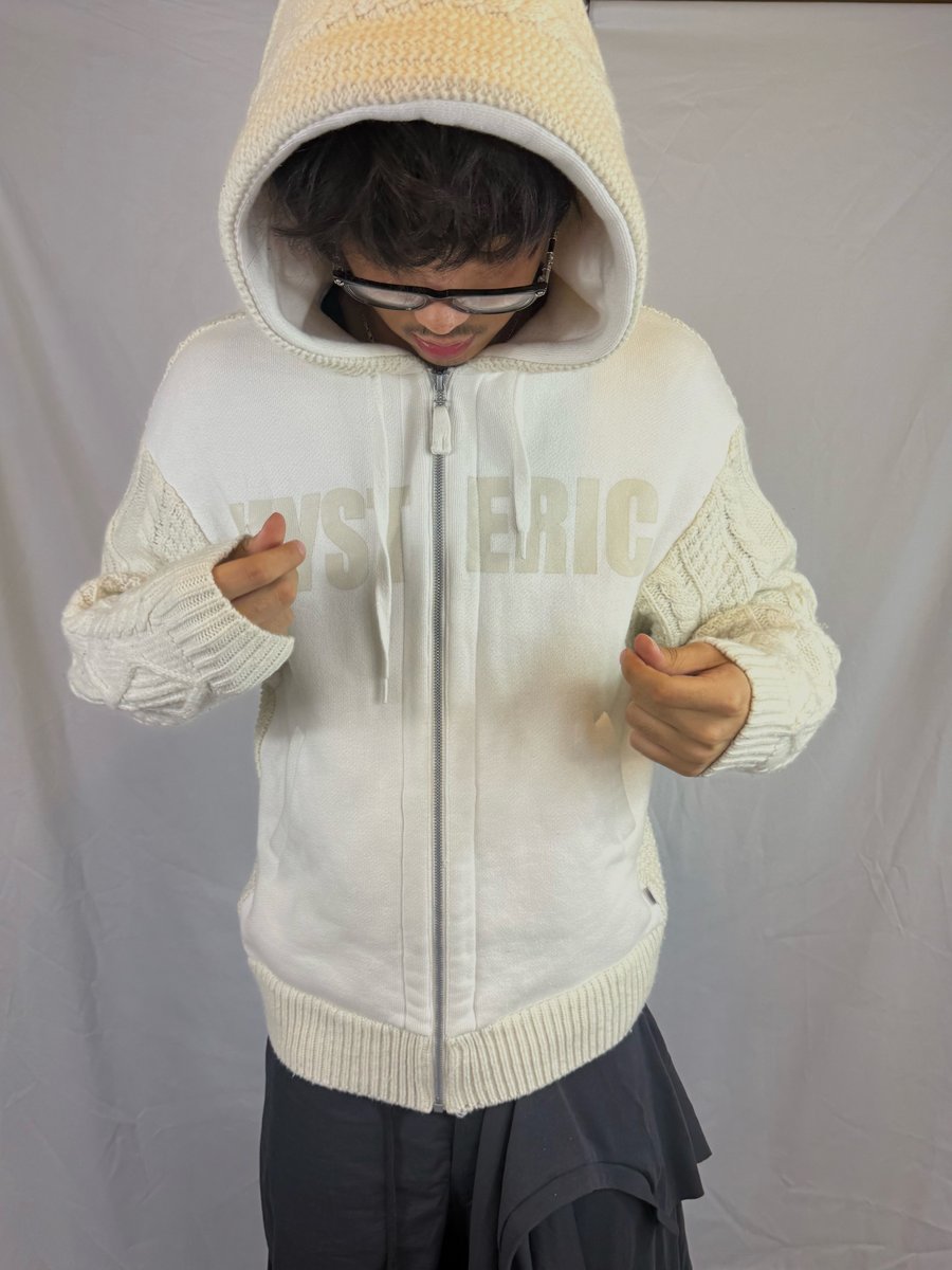 Image of Hysteric Glamour Cable Knit Zip