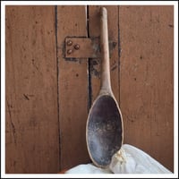 Image 1 of XL Antique Farmhouse wooden spoon