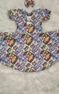 Image 2 of Bob sponge dress and bow short sleeve 