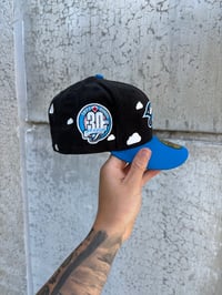 Image 5 of PARTLY CLOUDY CORDUROY CROWN TORONTO BLUE JAYS CUSTOM FITTED CAP