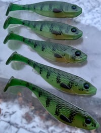 Image 3 of 5” G5 Hand Poured Swimbaits - G5 - 1017