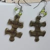 Puzzle Piece Earrings Bricks 1