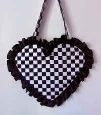 Image 2 of 🏁 Checkmate Heart Tote