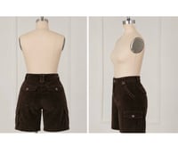 Image 2 of New Sz 14 Apt.9 Brown corduroy cargo studded shorts #1105*15