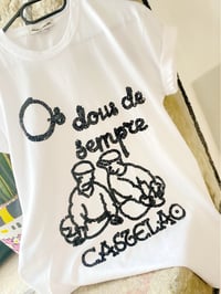 Image 1 of Os dous de sempre. Bordada a man. Talla S unisex.