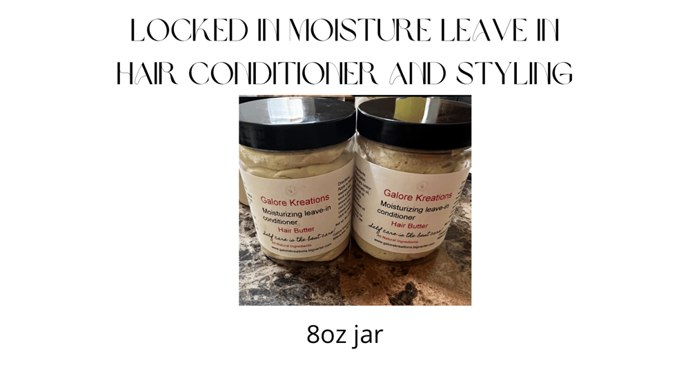 Image of moisturizing leave in conditioner hair butter