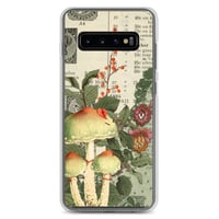 Image 6 of Colorful Antique Bookpage Mushroom Fungi Illustration Clear Case for Samsung®