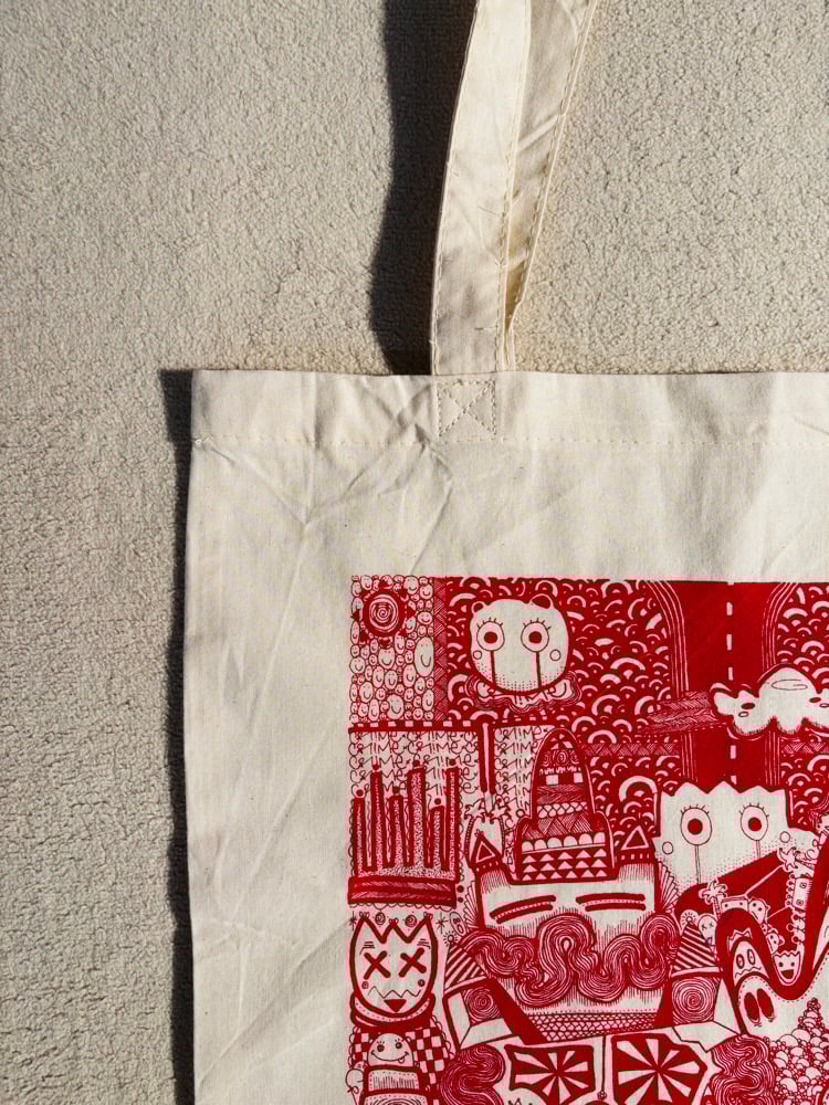 Image of ToteBag Sérigraphié – Red Square